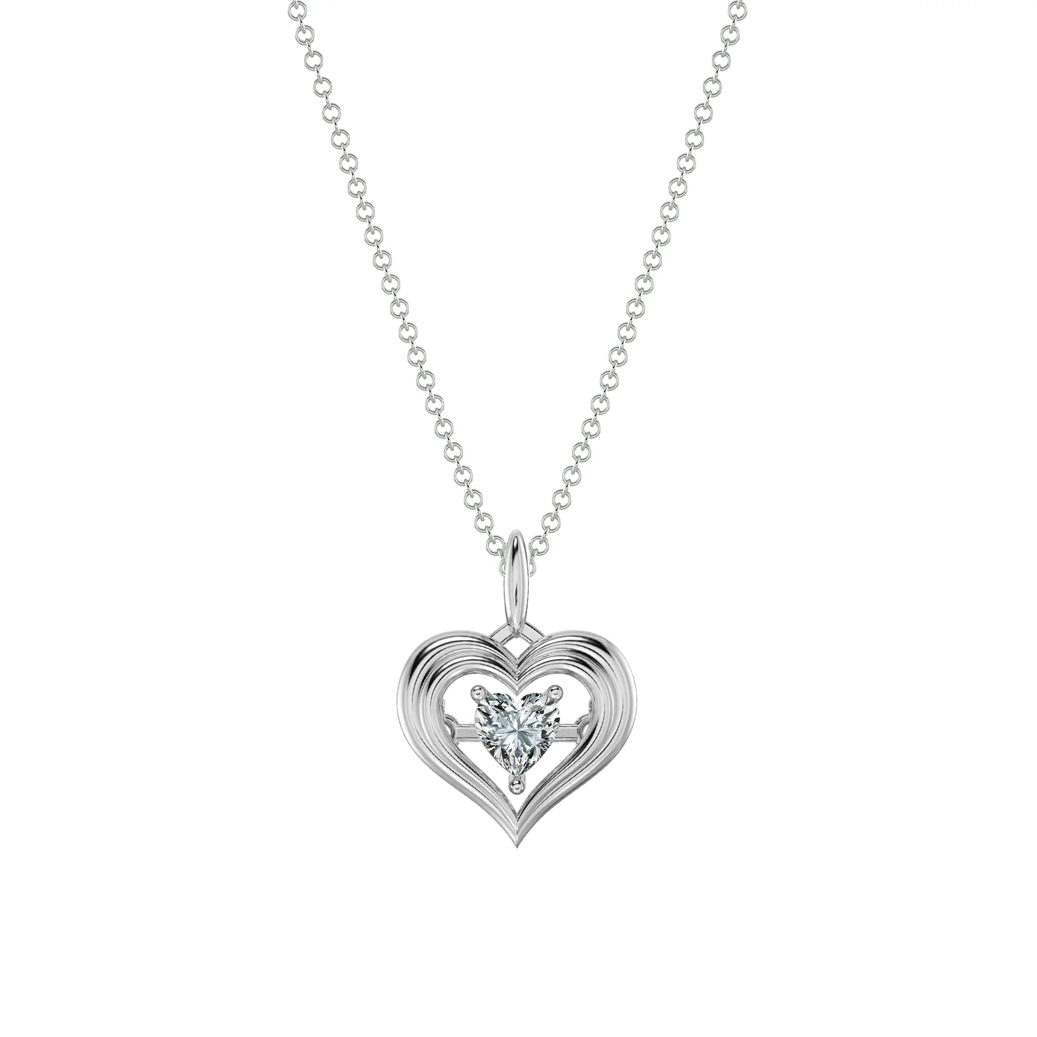 Mặt dây chuyền Dazzling Heart MDA8150