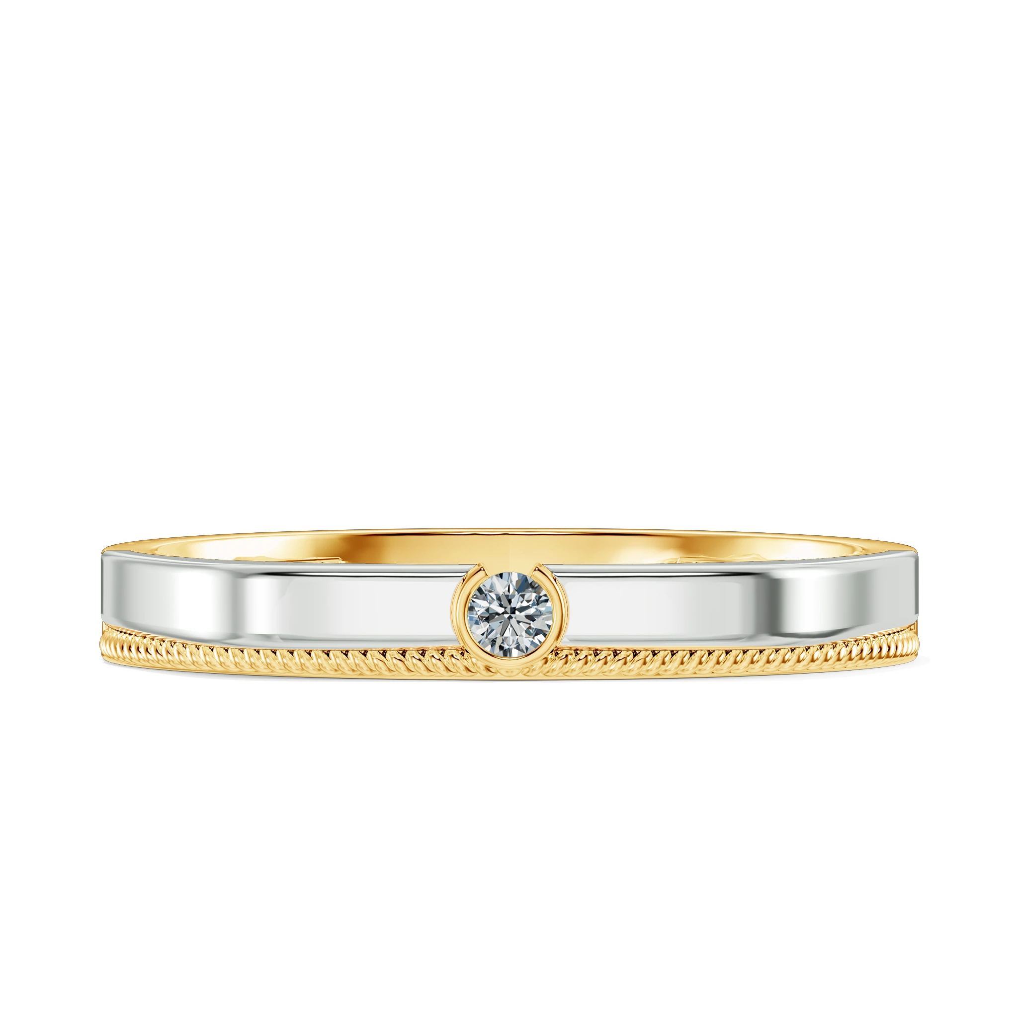 Nhẫn cưới nam Perfect Half  NCM7002