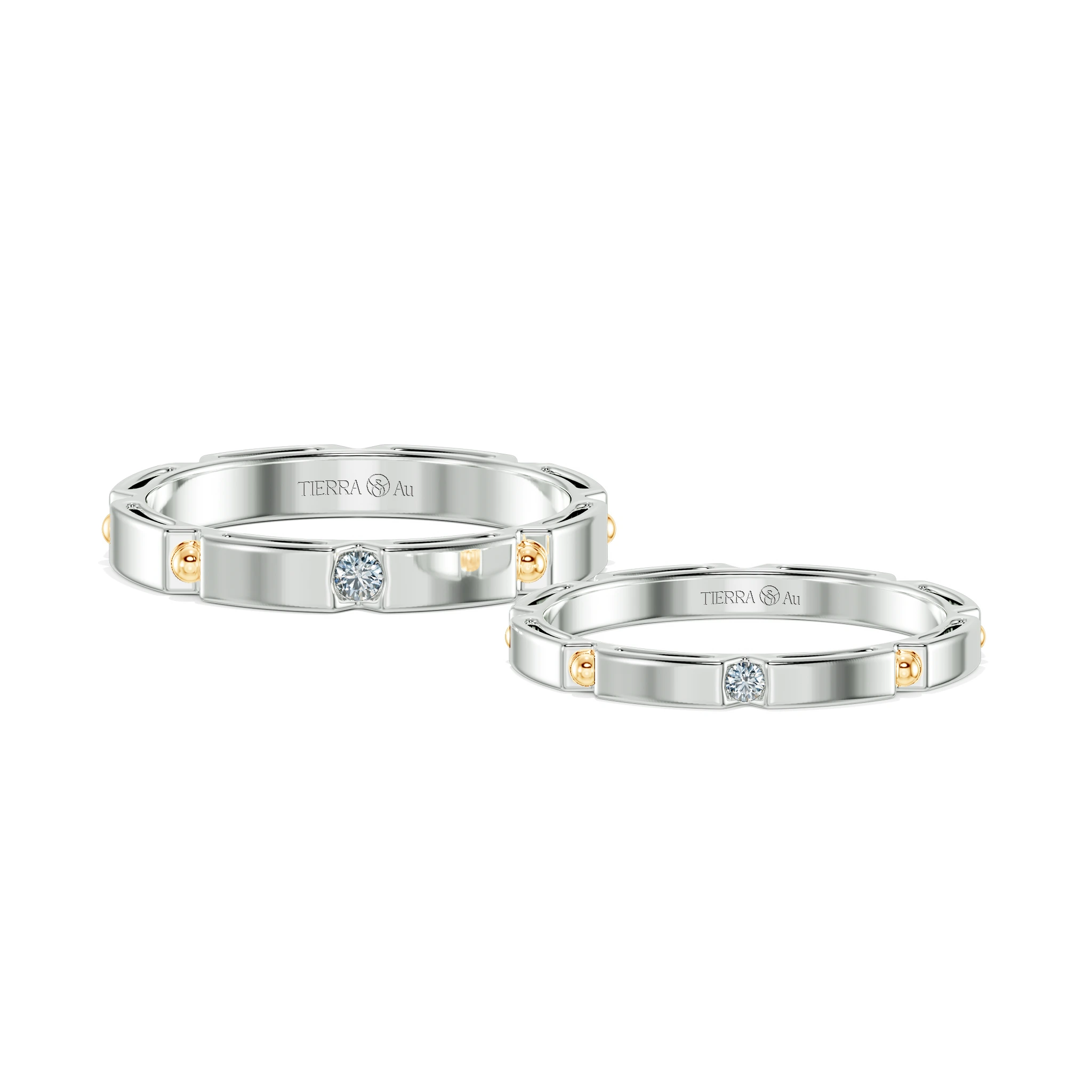 Nhẫn cưới Destiny Hallf BNC7008