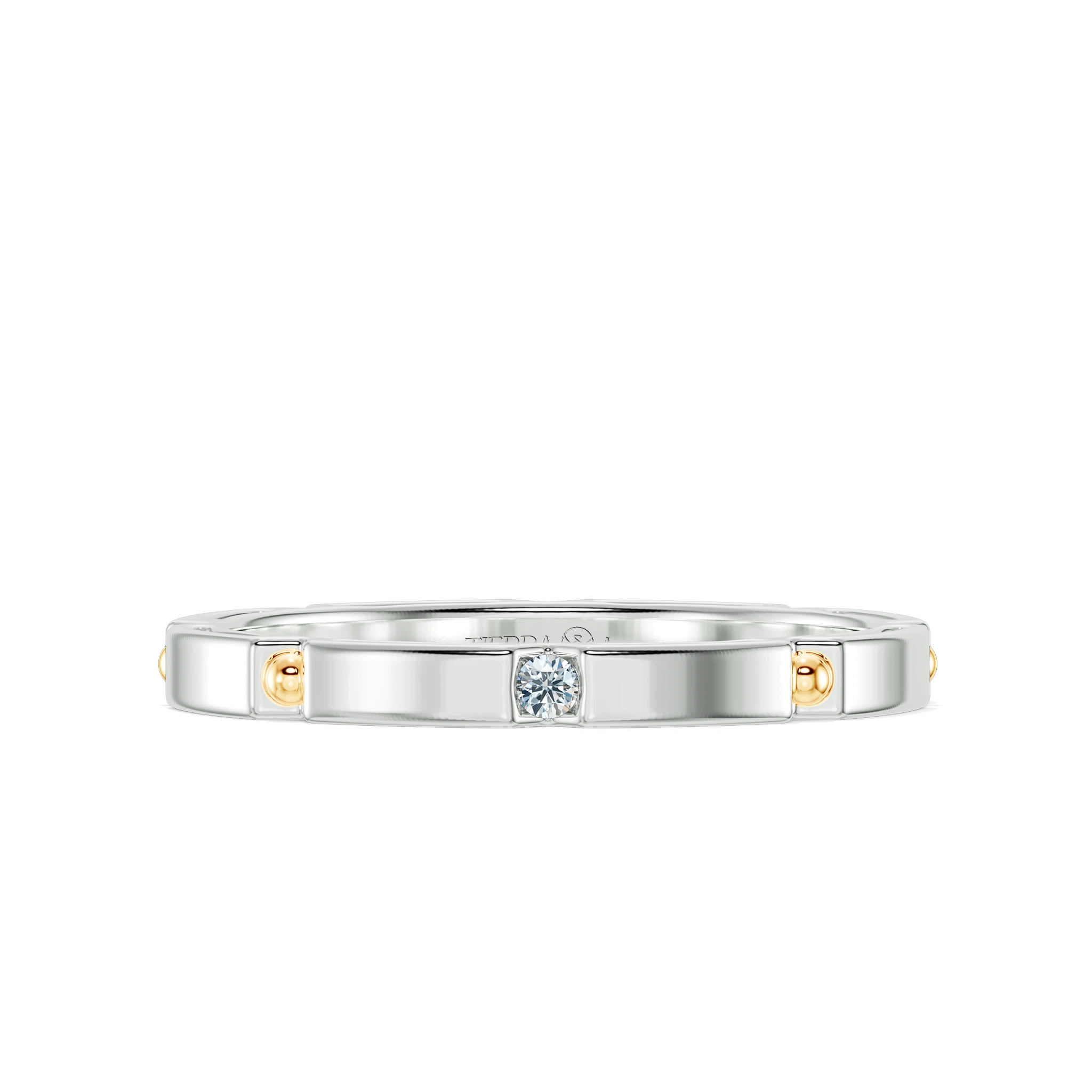 Nhẫn cưới nữ Destiny Half BCF7008