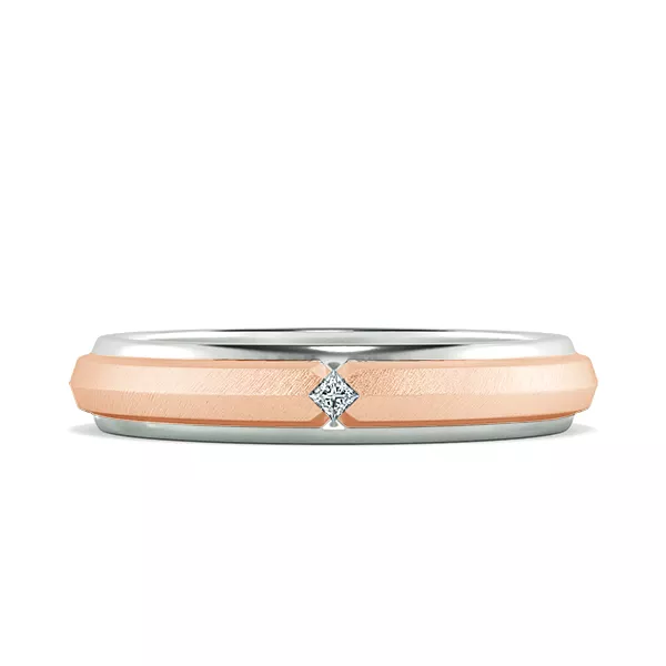 Nhẫn cưới nam Petal of Happyness 1 NCM8010