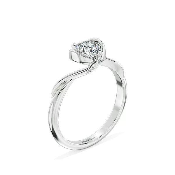 Nhẫn cầu hôn White Pappilon NCH5401
