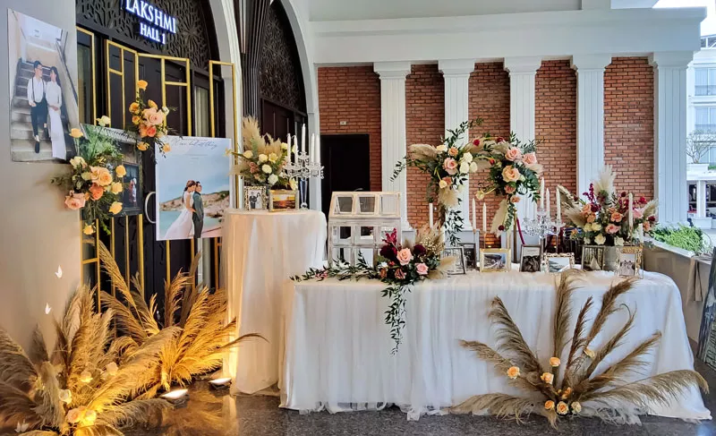 Bàn Gallery lộng lẫy trong đám cưới (nguồn: sưu tầm)