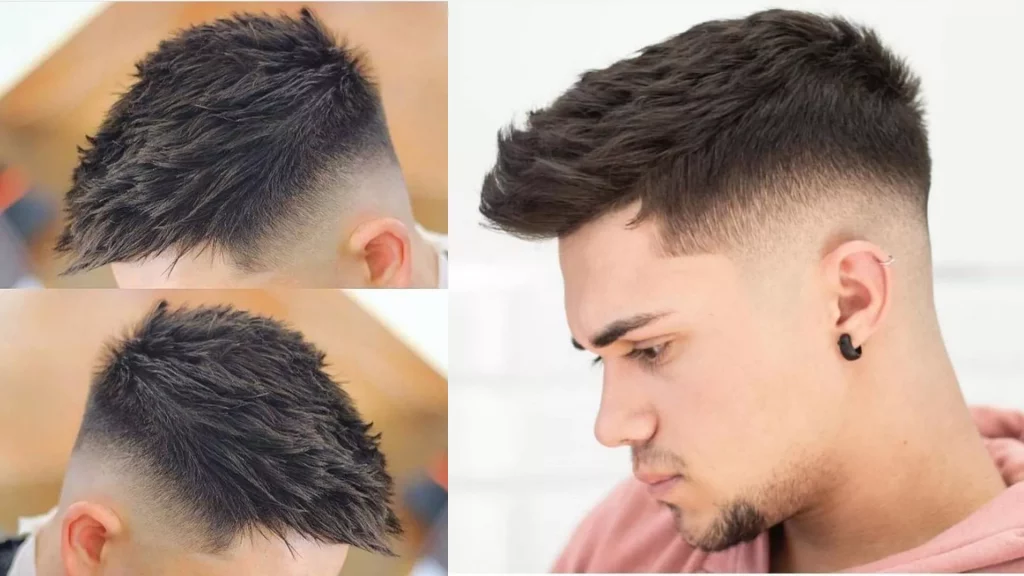 Kiểu tóc 0.5 Fade với độ dày nhiều hơn so với zero