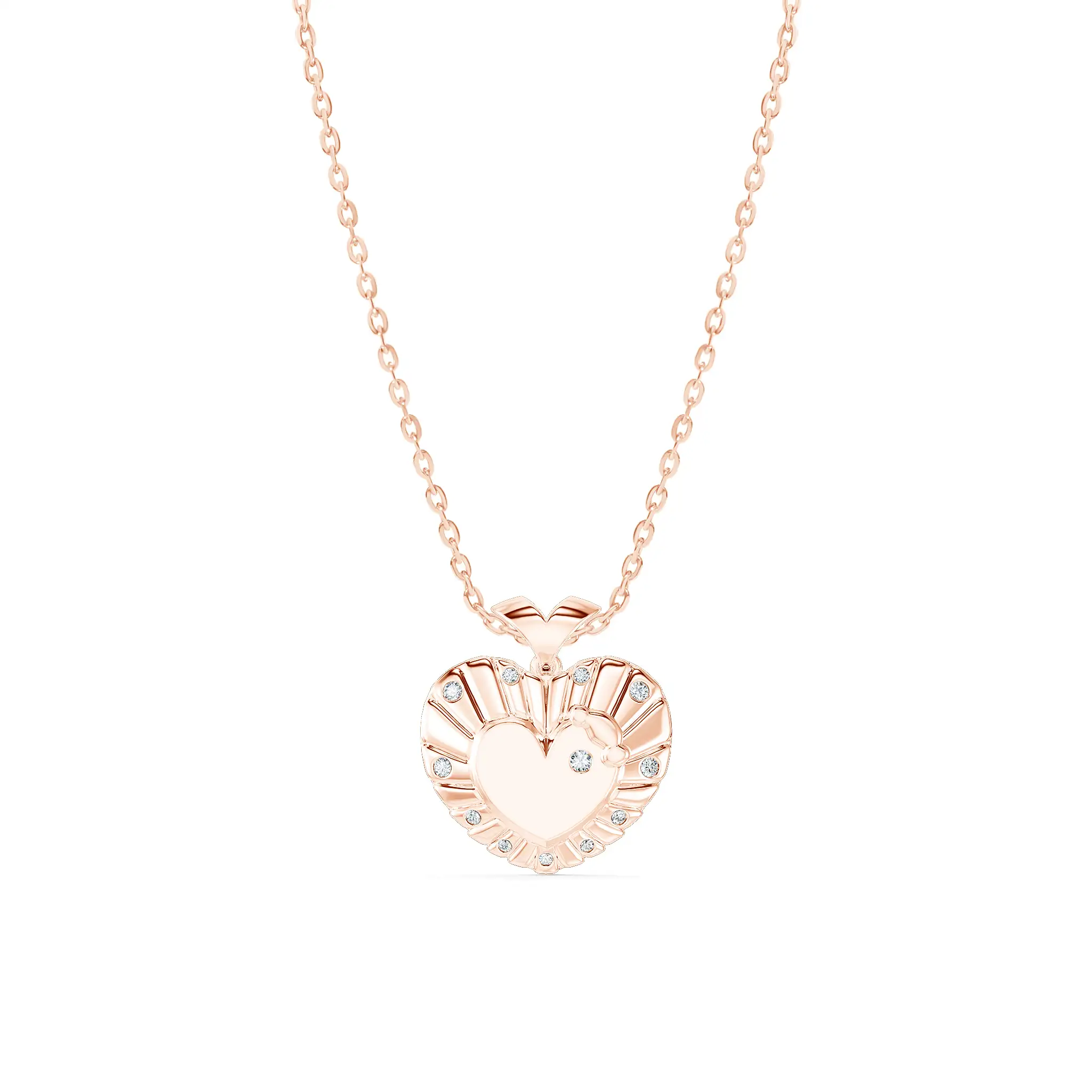 Mặt dây chuyền Heart Cube MDA0009