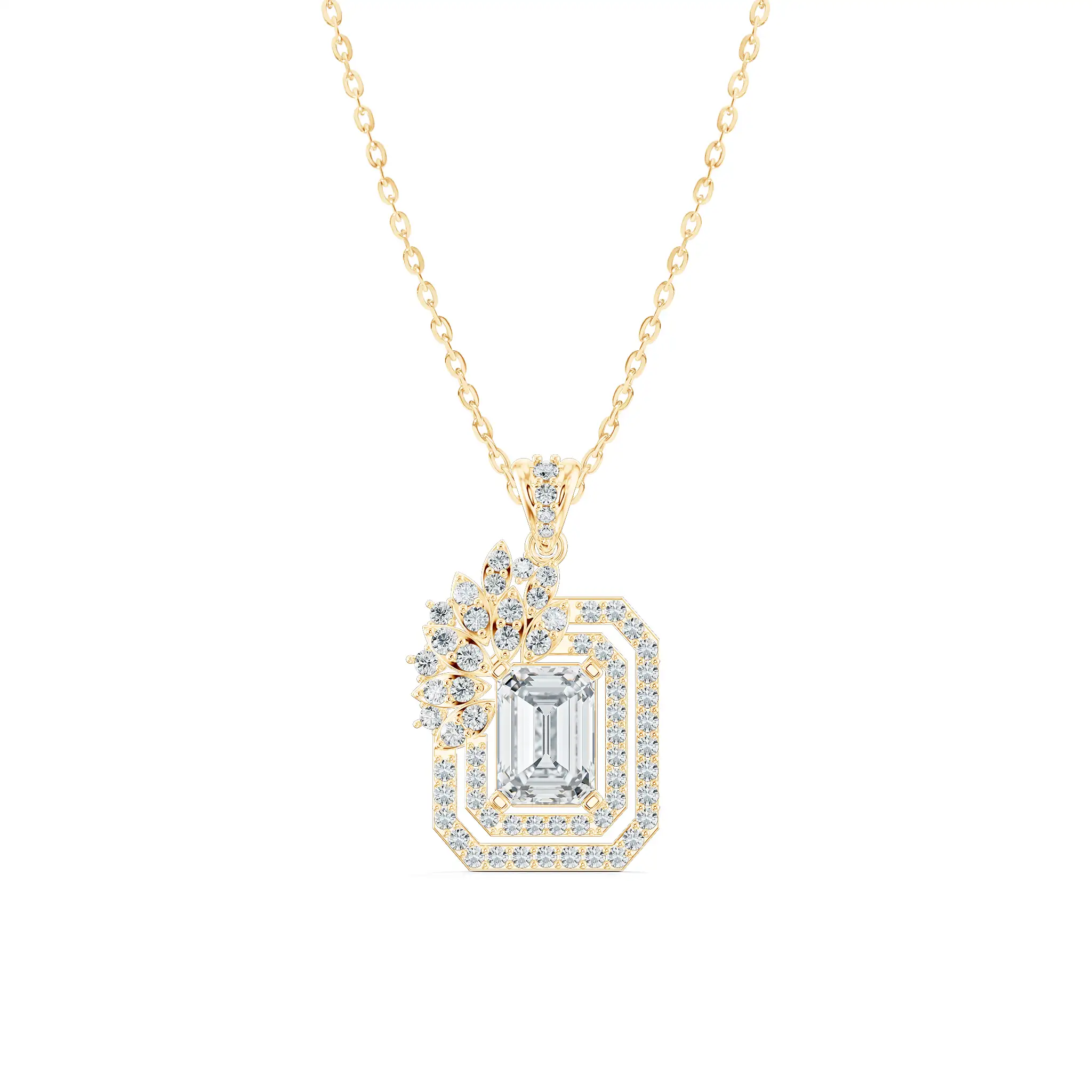 Mặt dây chuyền Glorious Emerald MDA8119