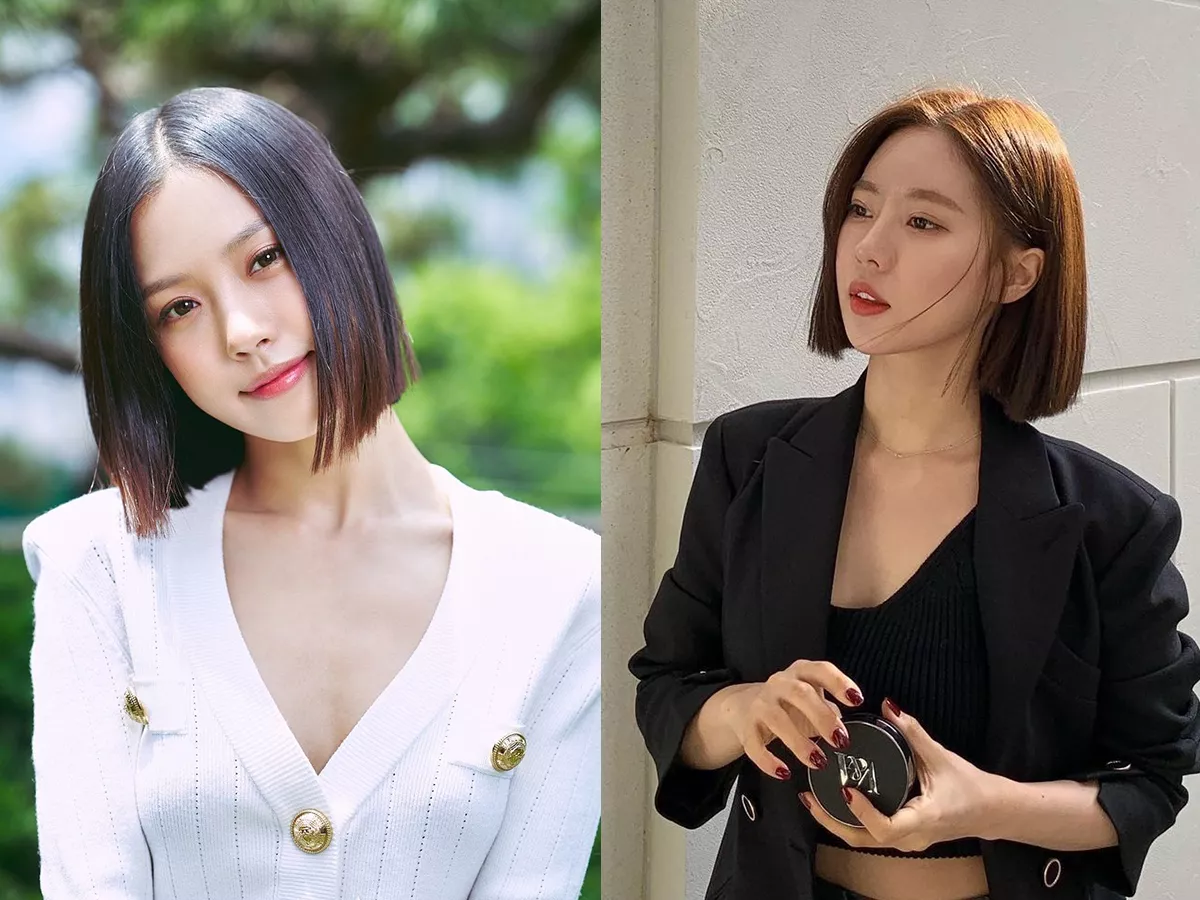 Tóc ngắn duỗi thẳng