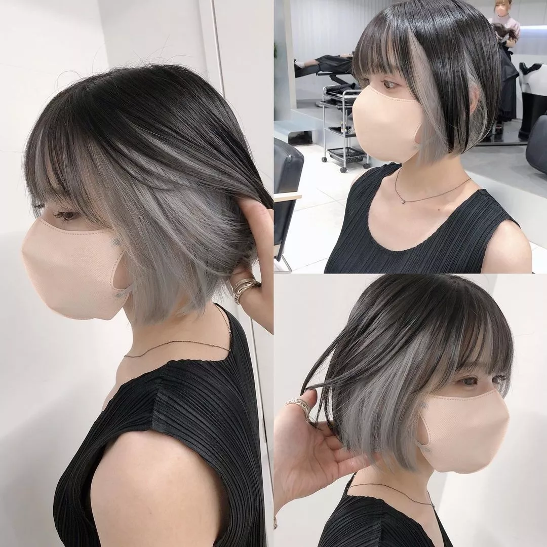 Tóc bob highlight nổi bật