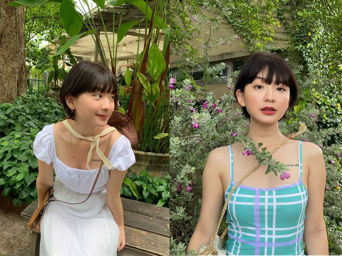 Tóc pixie mái bằng