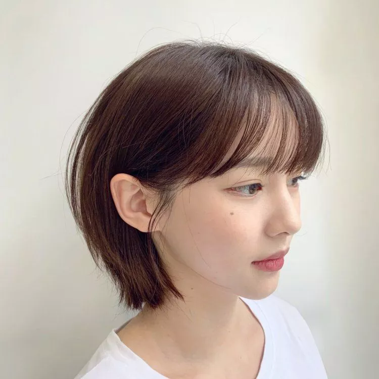 Tóc pixie mái thưa